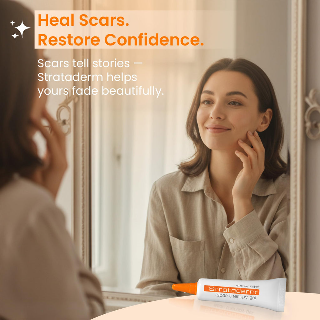 Strataderm Professional Scar Therapy Gel - Reduces Redness

