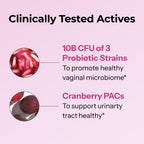 HUM Vaginal Probiotics with Cranberry & Lactobacillus

