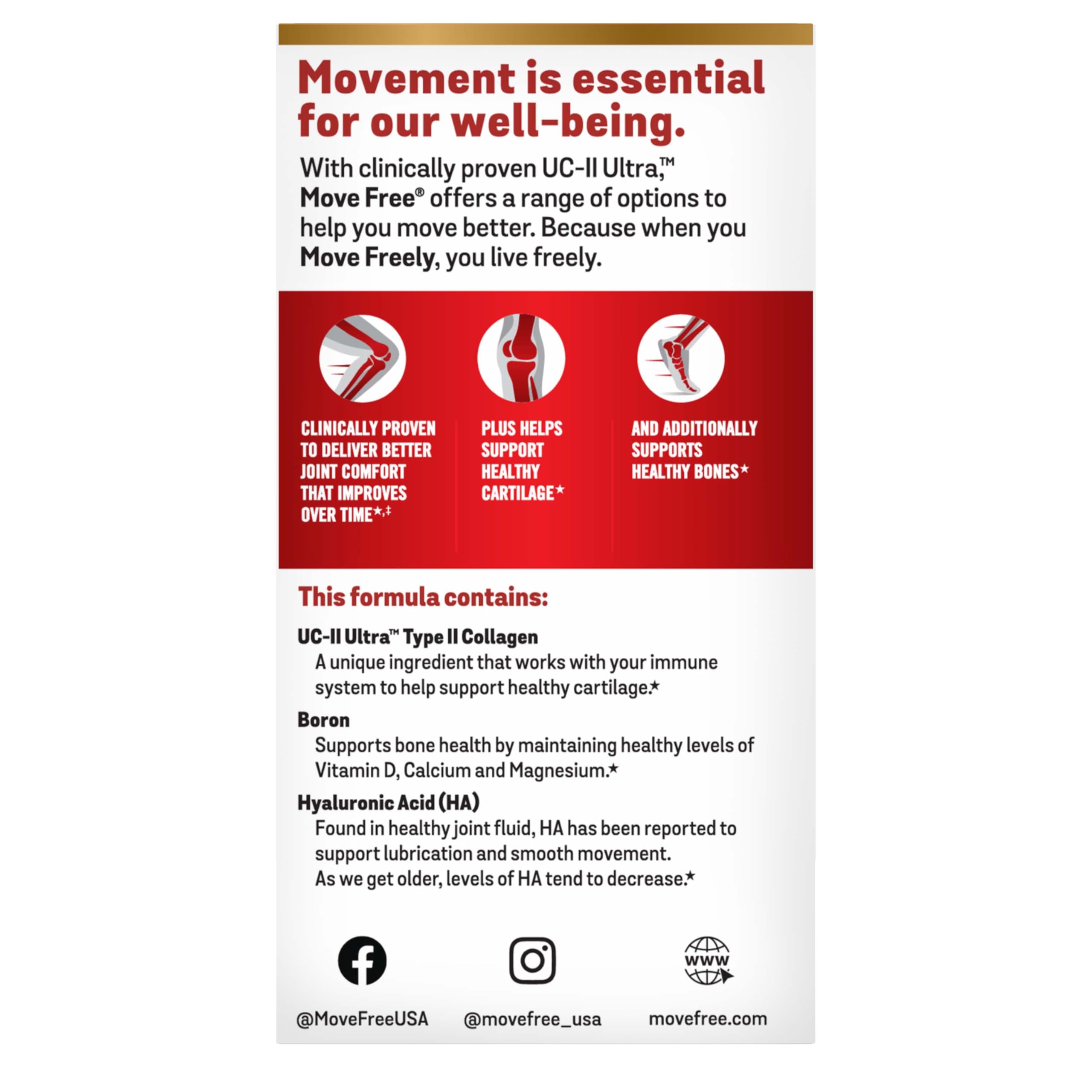 Move Free Ultra Joint Support Triple Action

