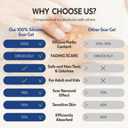 Silicone Scar Gel by Murasaki Beauty for Surgical Scars

