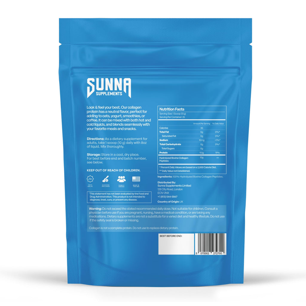Sunna Supplements Collagen Powder Type I & III | Halal UK

