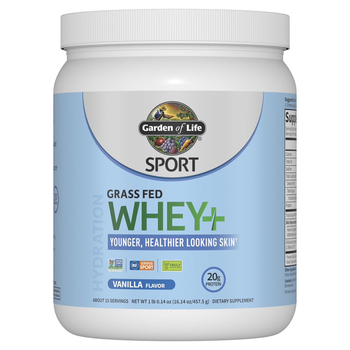 Garden of Life Super Seed Fiber Powder for Digestive Health, Whole Food Fiber Supplement