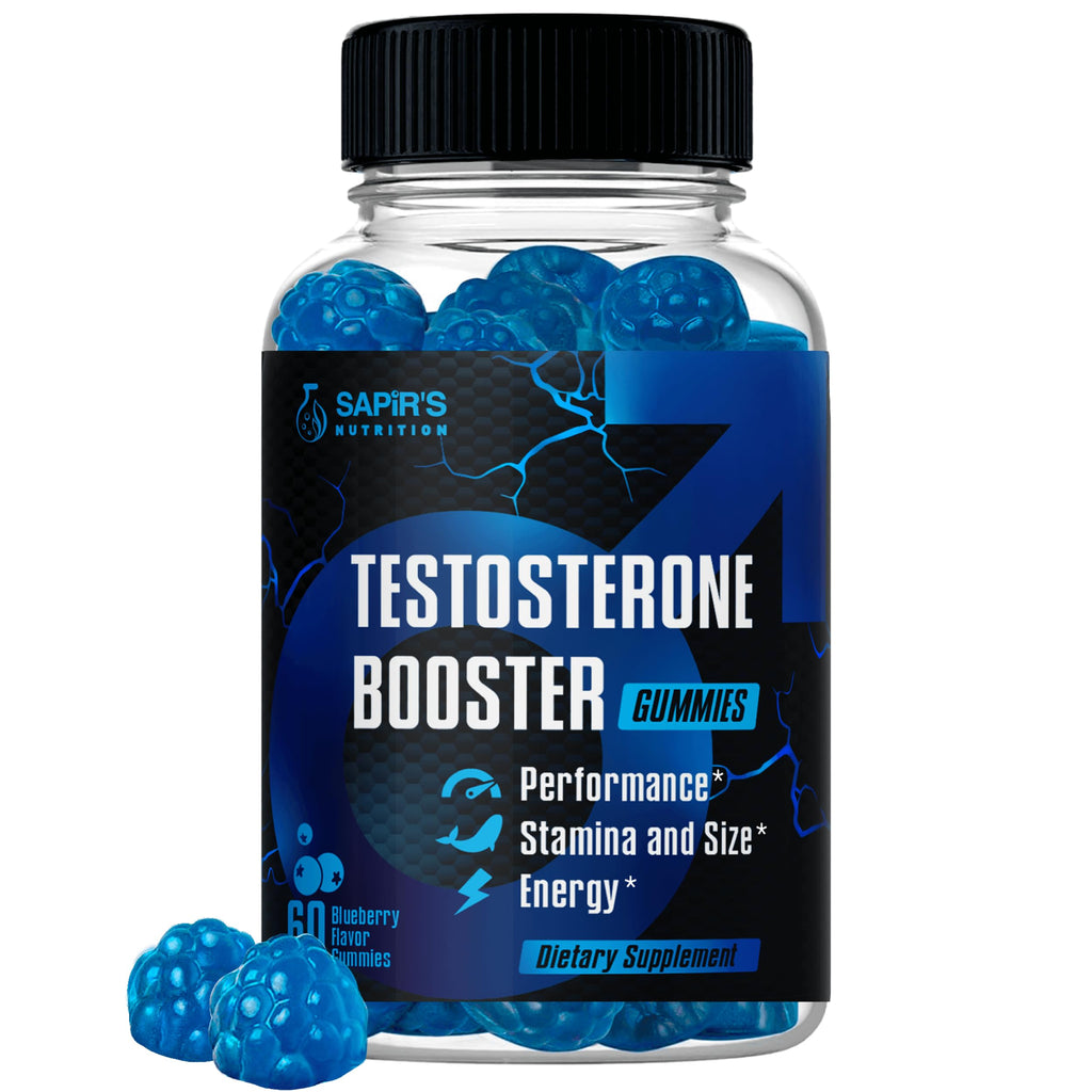 Testosterone Booster Gummies for Men|All-Natural Supplement

