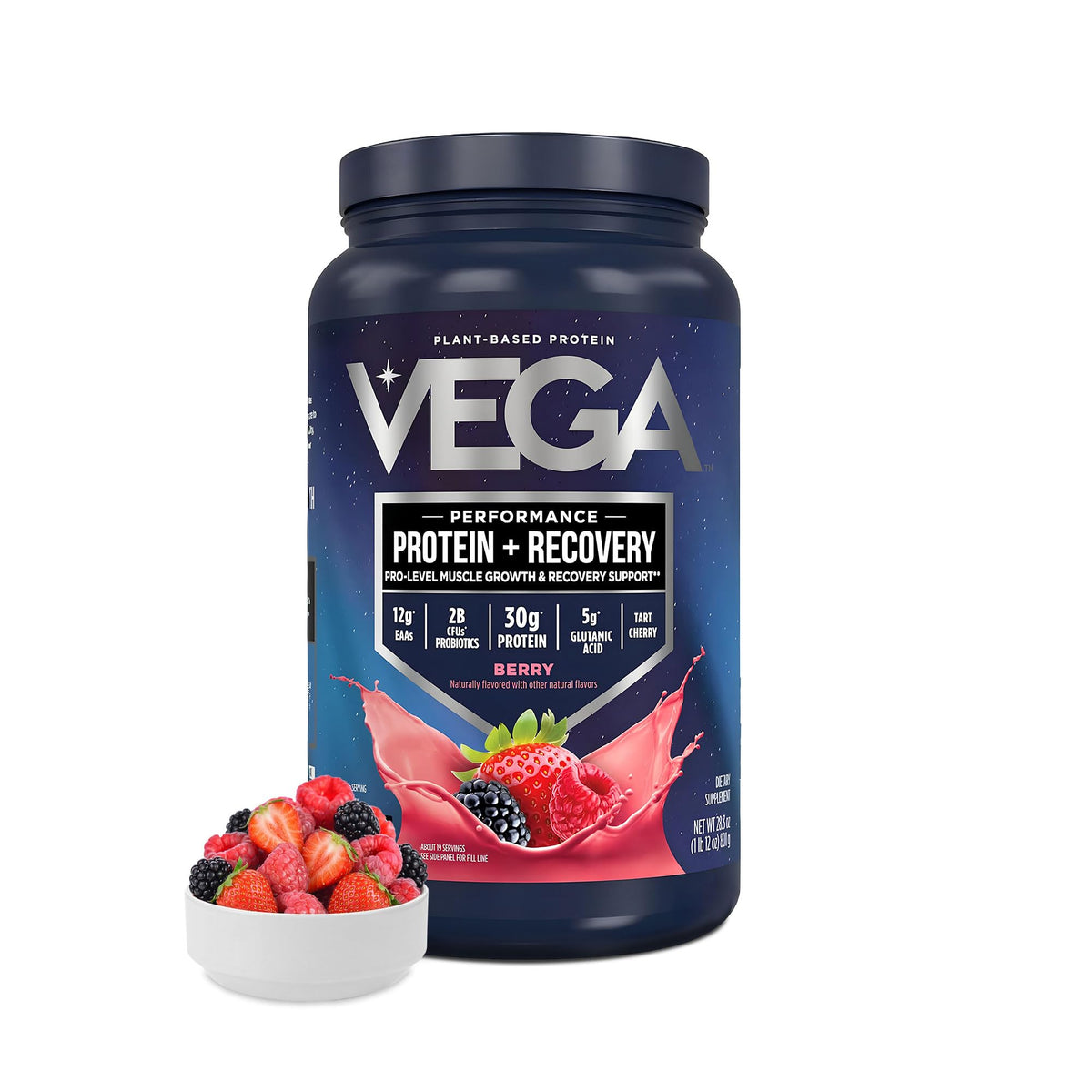 Vega Protein + Recovery Plant-Based Protein Powder