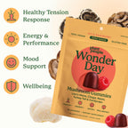 Plant People Mushroom Gummies WonderDay Immune & Mood Support

