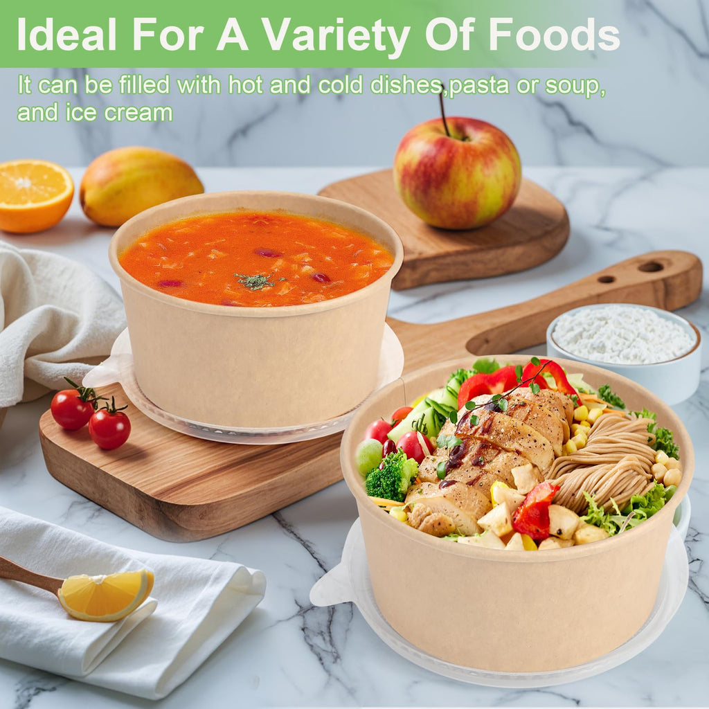 Disposable Bowls for Meals and Takeout

