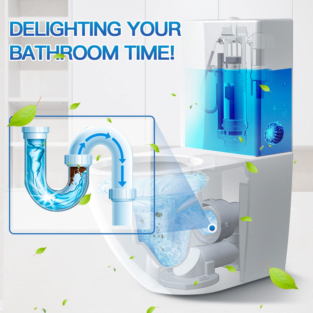Vacplus Toilet Bowl Cleaner Tablets - Drop-In Tank Cleaner


