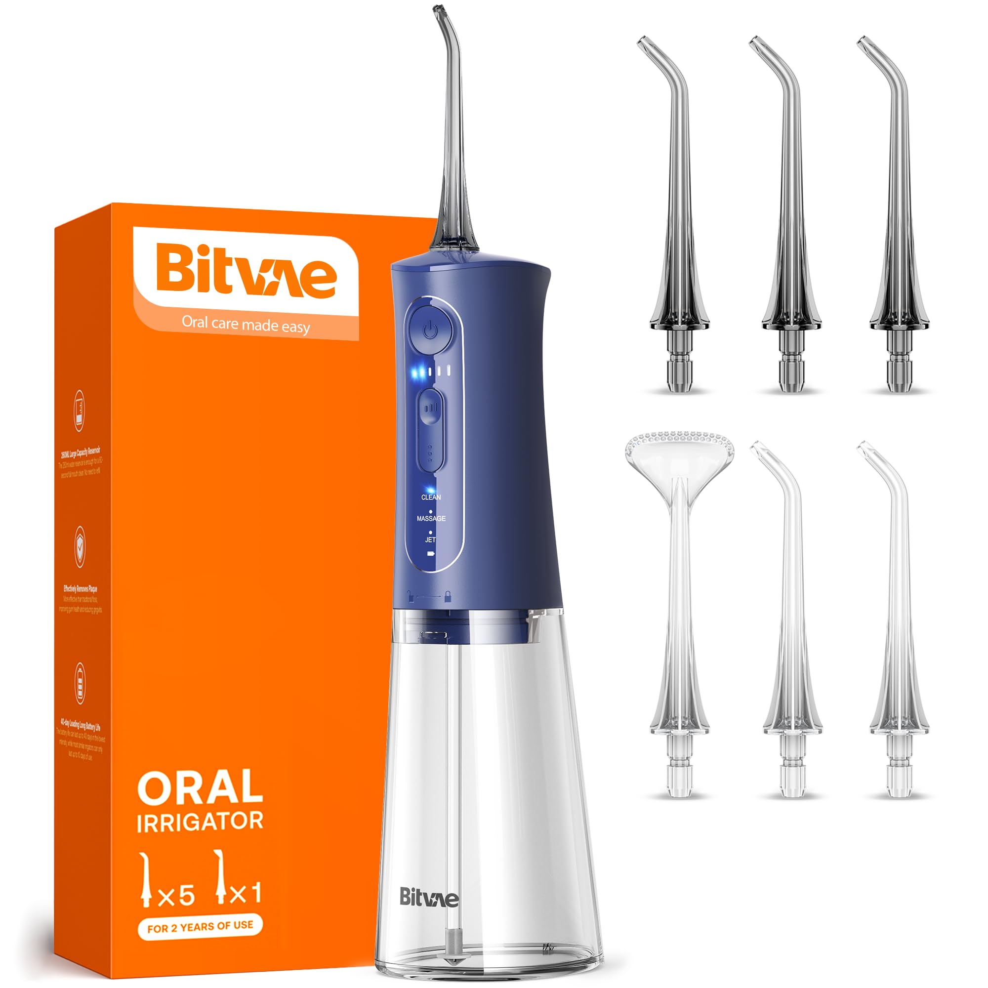 Bitvae C6 Water Dental Flosser Portable Cordless Irrigator