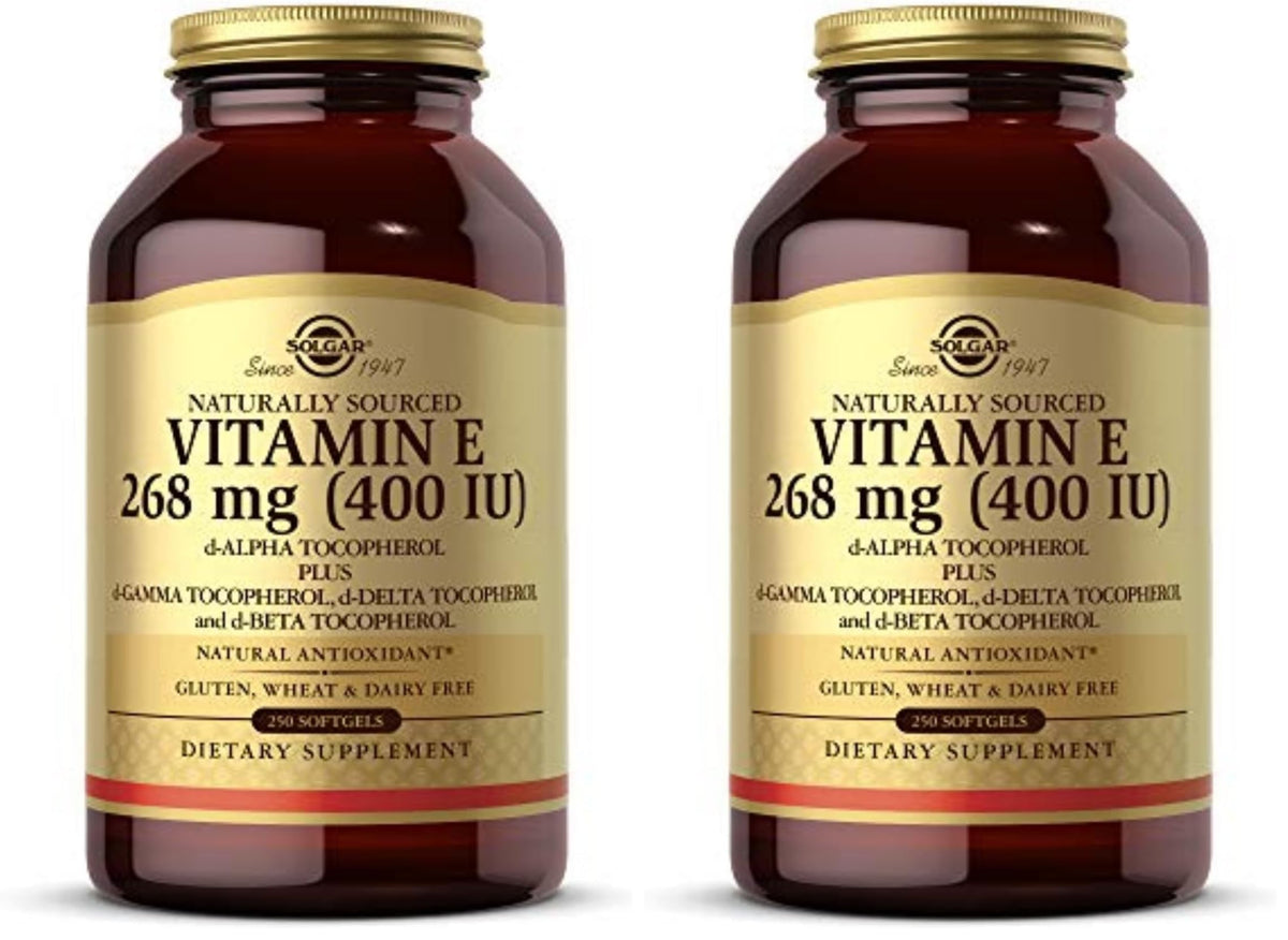 Solgar Vitamin E Softgels 400 IU – Natural Antioxidant, Gluten Free, Dairy Free