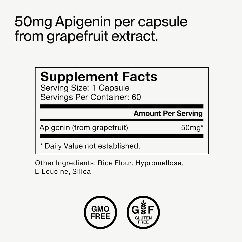 Momentous Apigenin Supplement | Sleep Support

