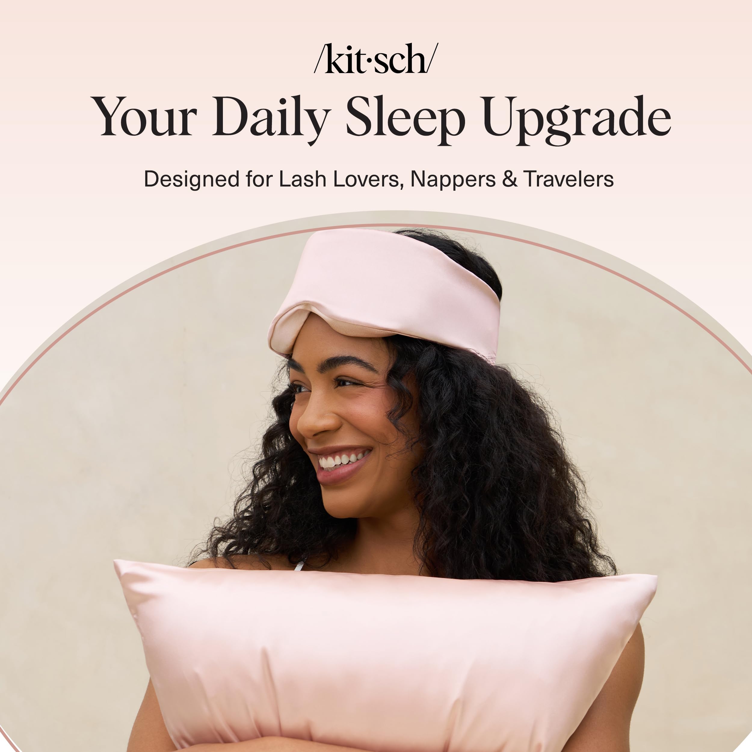 Kitsch Contour Eye Mask – Lash-Safe, Light-Blocking Sleep Aid

