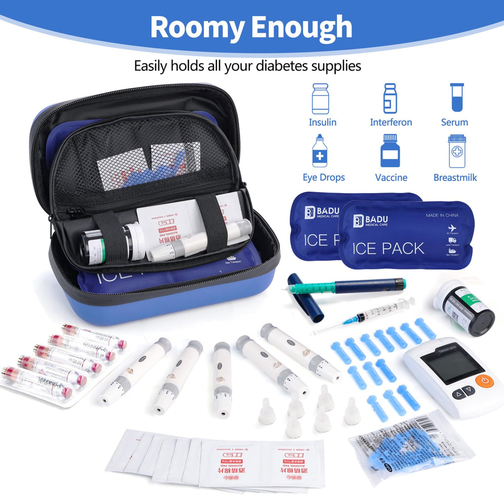 Insulin Cooler Travel Case with Temperature Display

