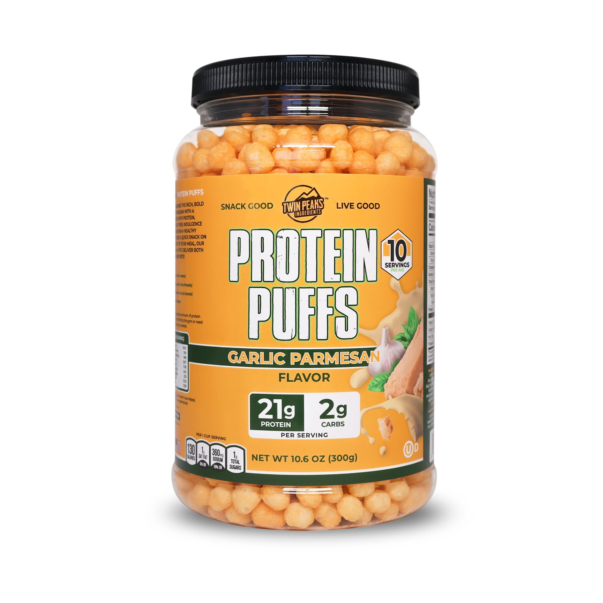 Twin Peaks Protein Puffs – High-Protein Keto Snack