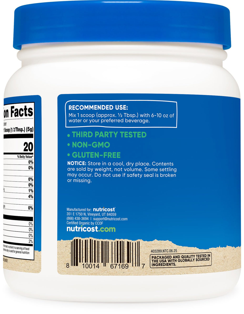 Nutricost Organic Beet Root Powder - Vegan, USDA Organic

