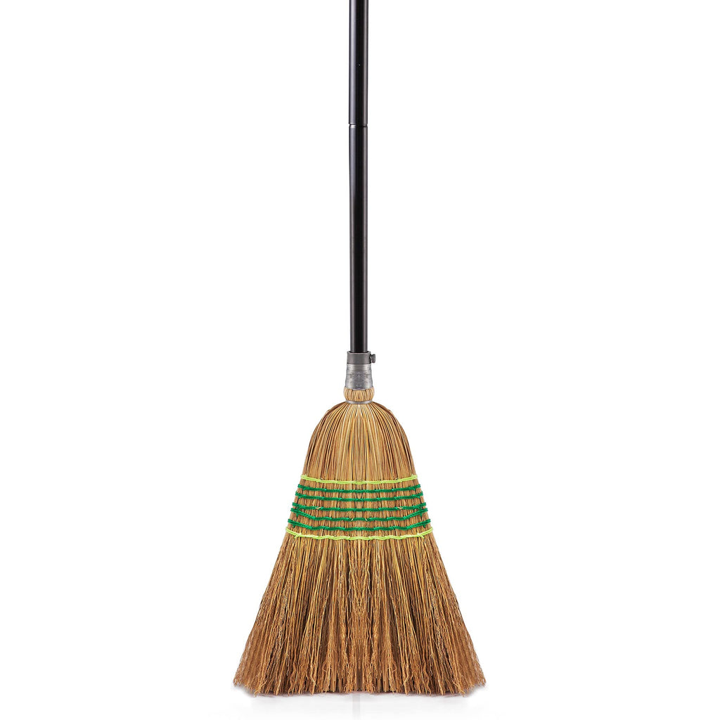 Yocada Heavy-Duty Corn Broom Indoor Outdoor

