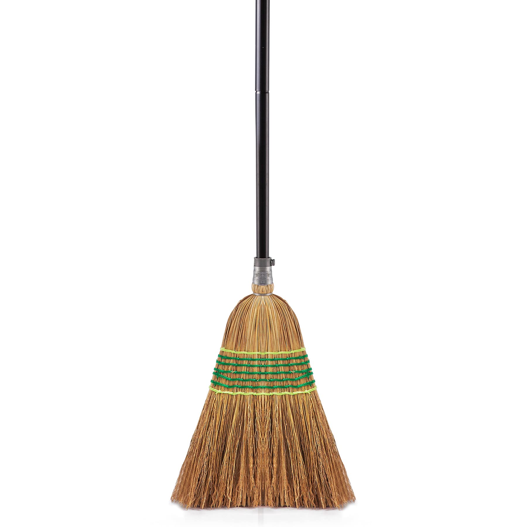 Yocada Heavy-Duty Corn Broom Indoor Outdoor

