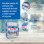 First Aid Only OSHA First Aid Kit for Home Office Car

