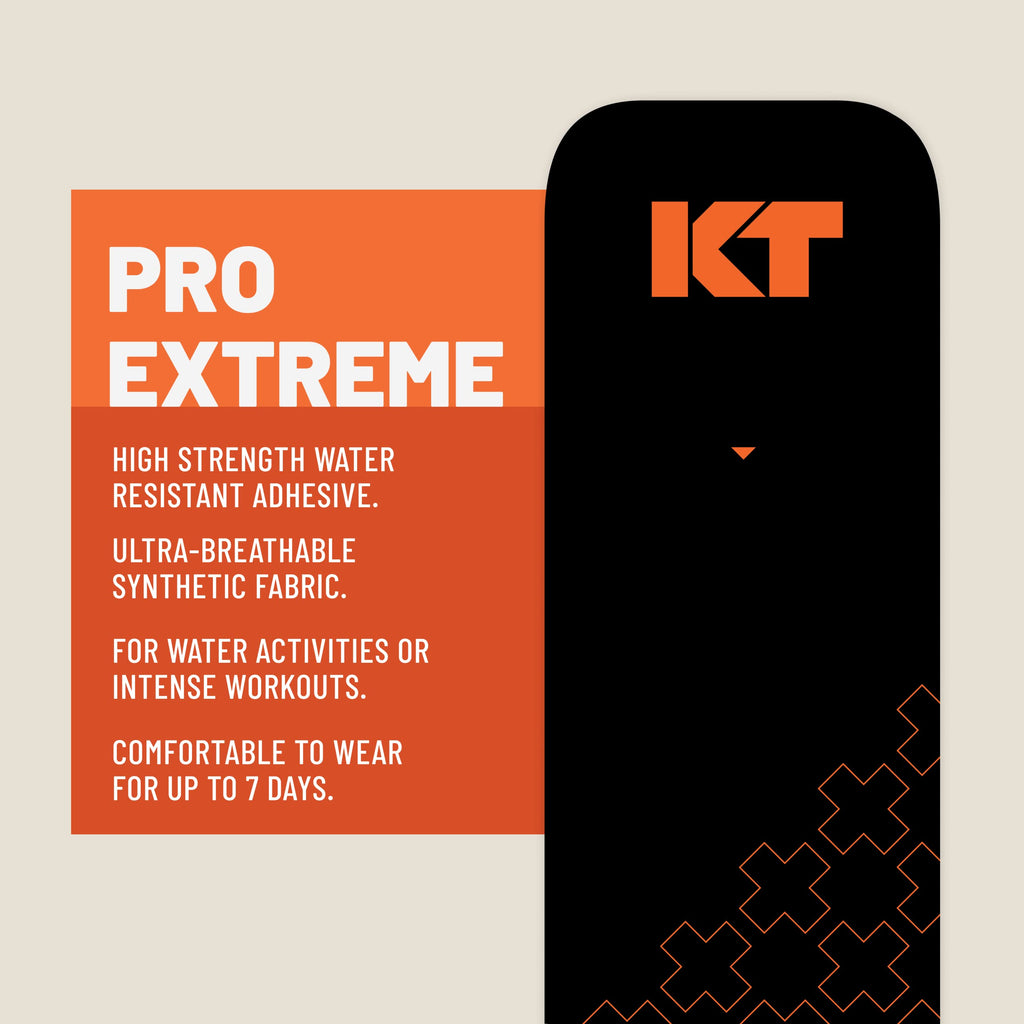 KT Tape Pro Extreme Kinesiology Tape | Precut Strips


