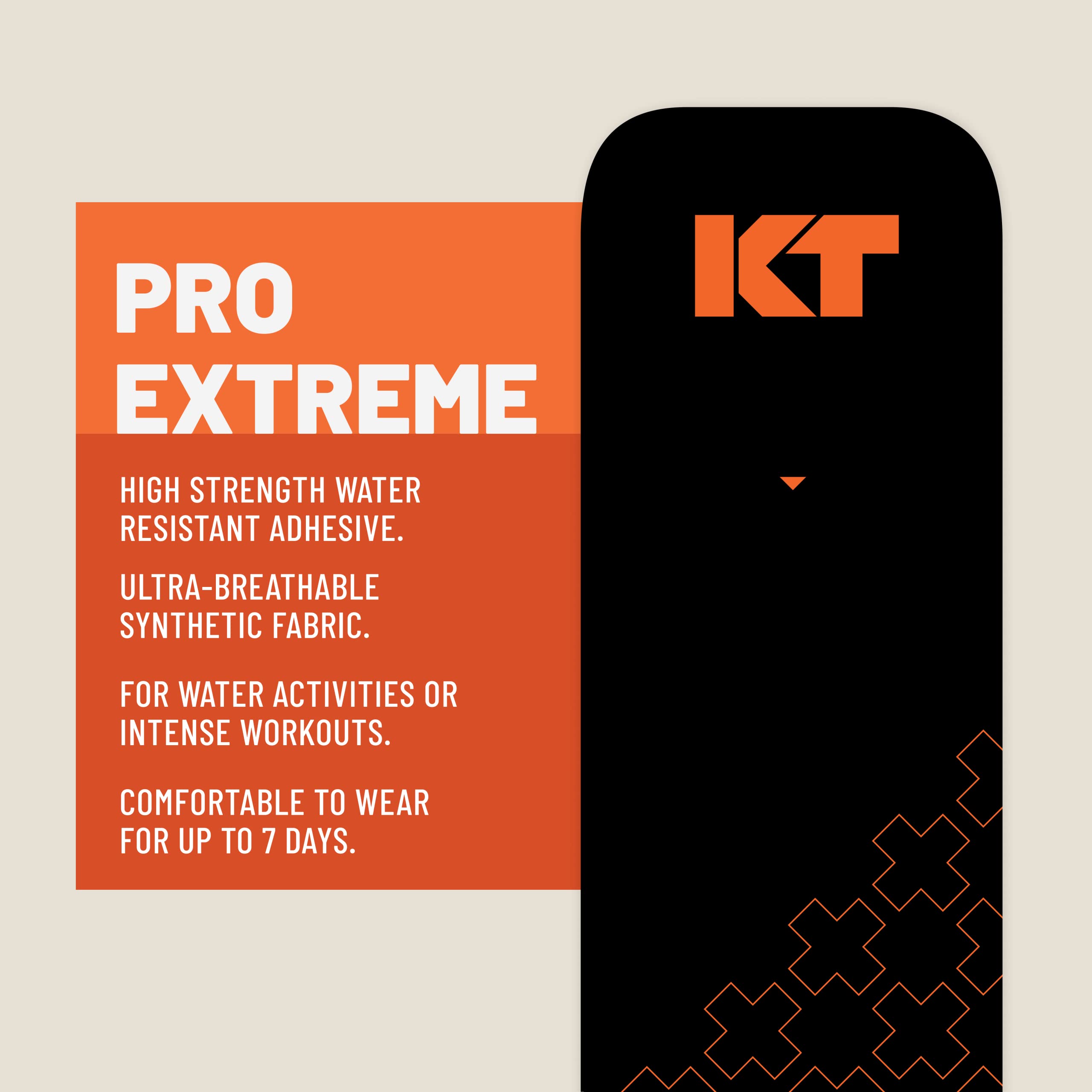 KT Tape Pro Extreme Kinesiology Tape | Precut Strips

