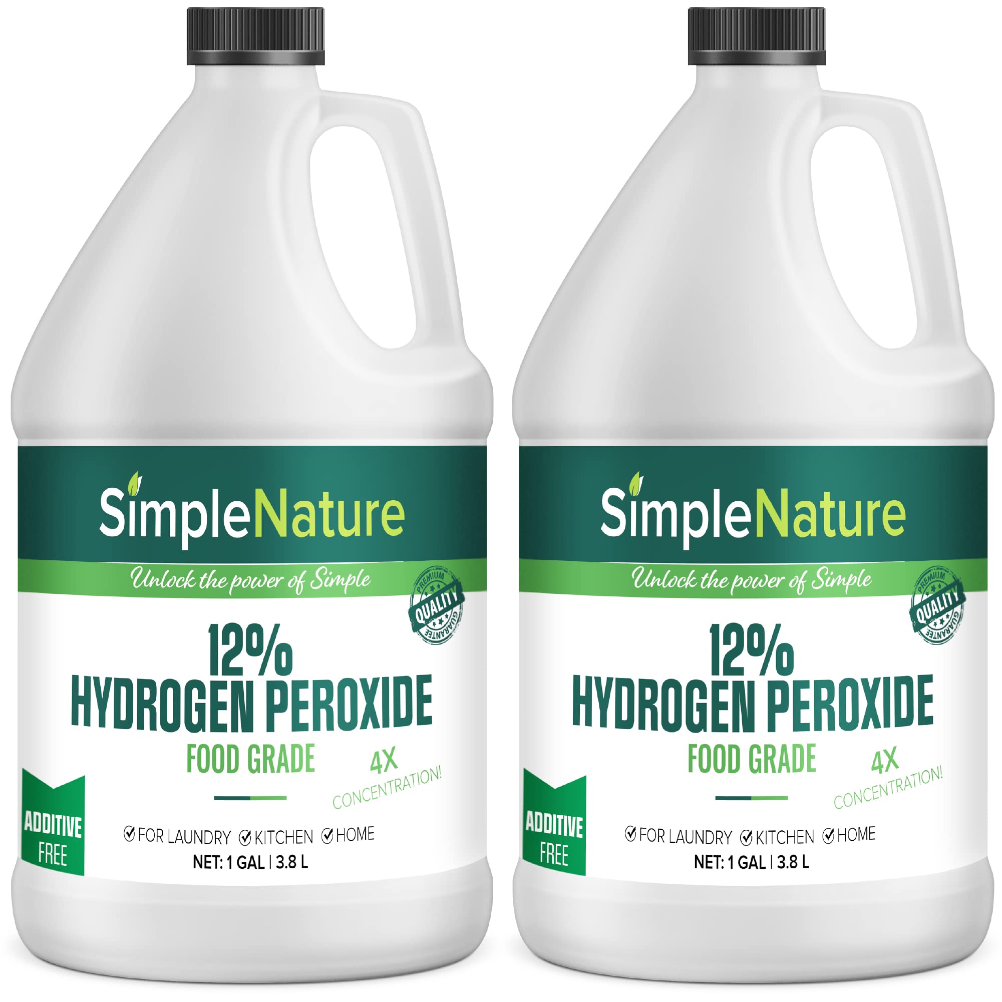 SimpleNature Food Grade Hydrogen Peroxide Solution Multipurpose Cleaner