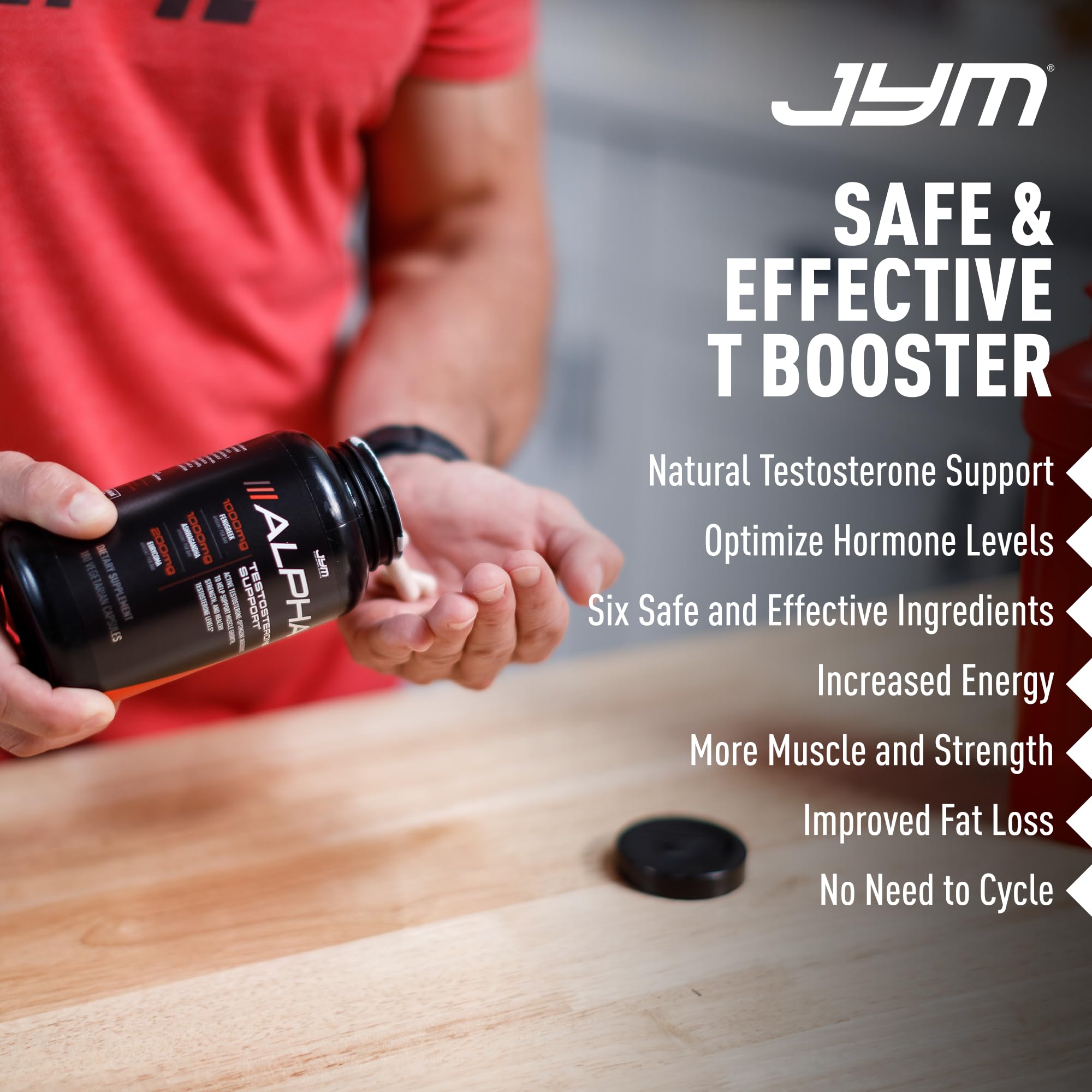 Alpha JYM Testosterone Booster | JYM Supplement Science

