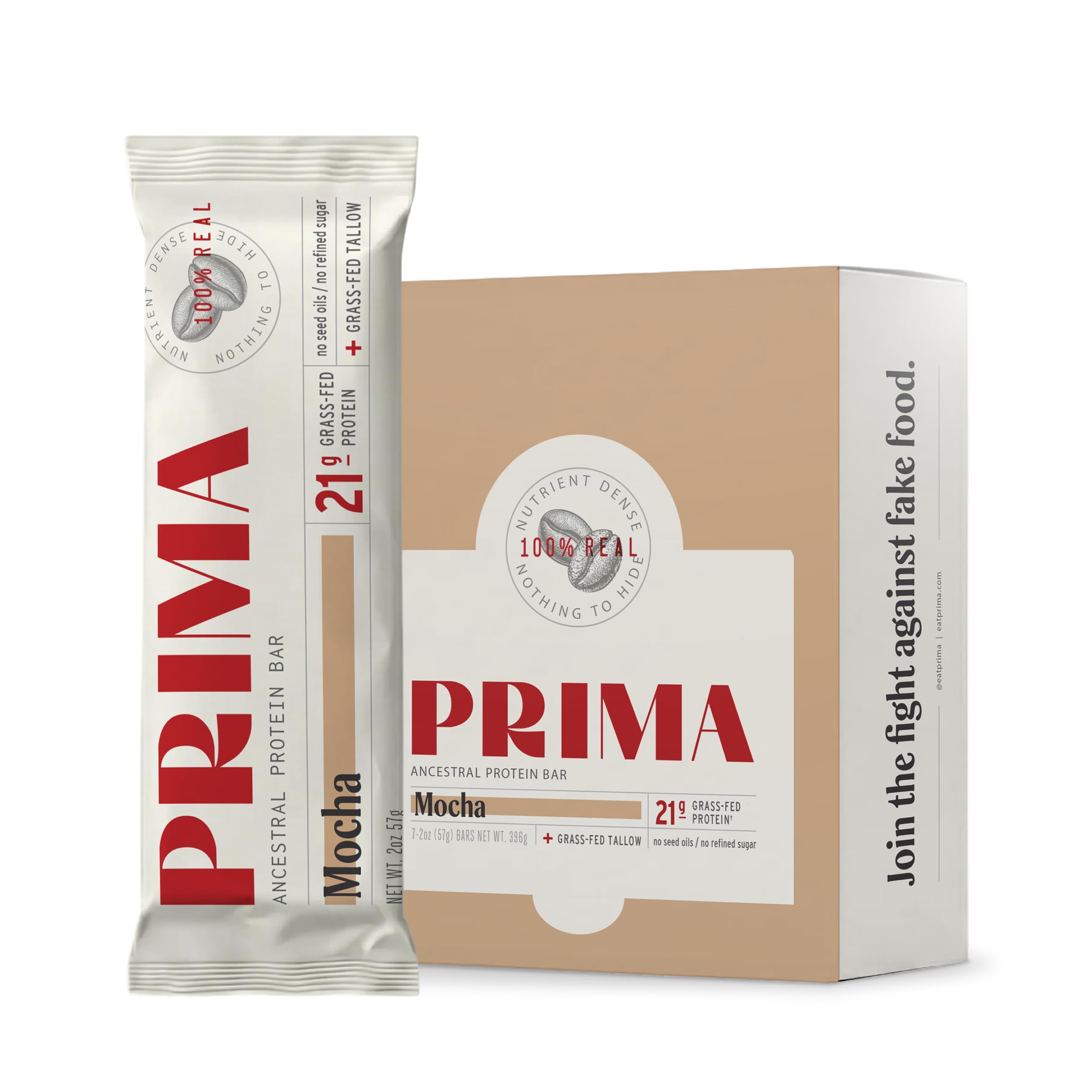 Prima Ancestral Protein Bar - Grass-Fed Whey + Collagen