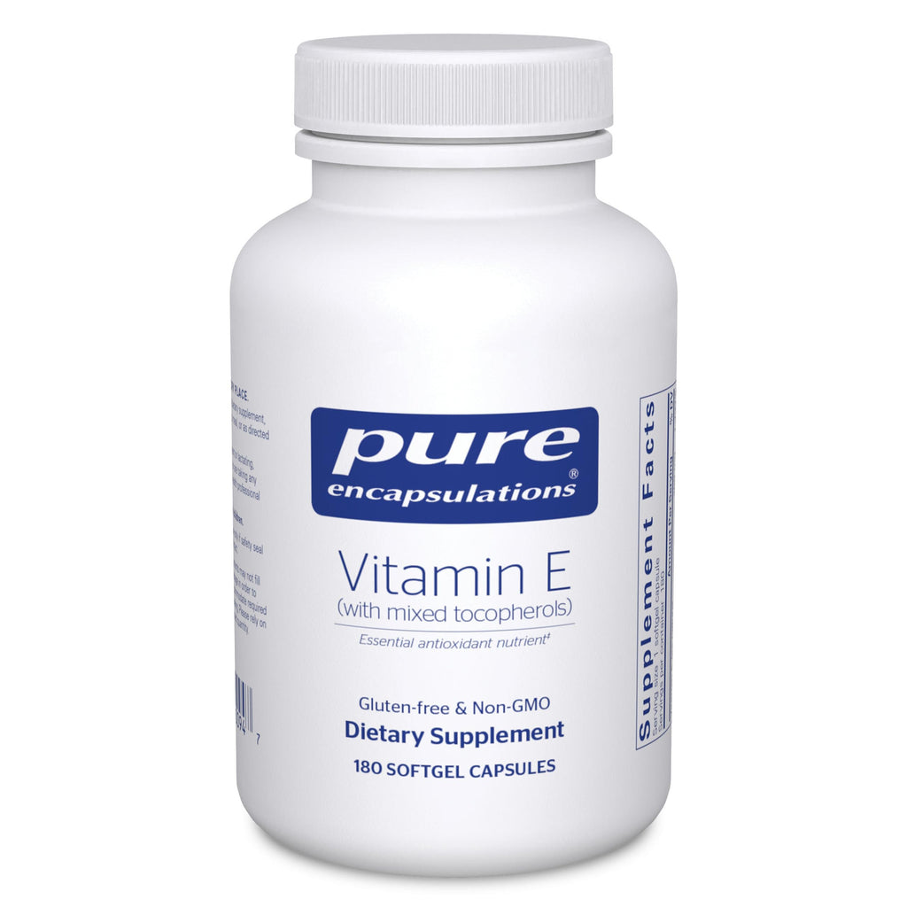 Pure Encapsulations Vitamin E with Mixed Tocopherols - Antioxidant Protection & Cellular Function