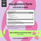 Lemme Creatine Gummies Dietary Supplement | Supports Muscle

