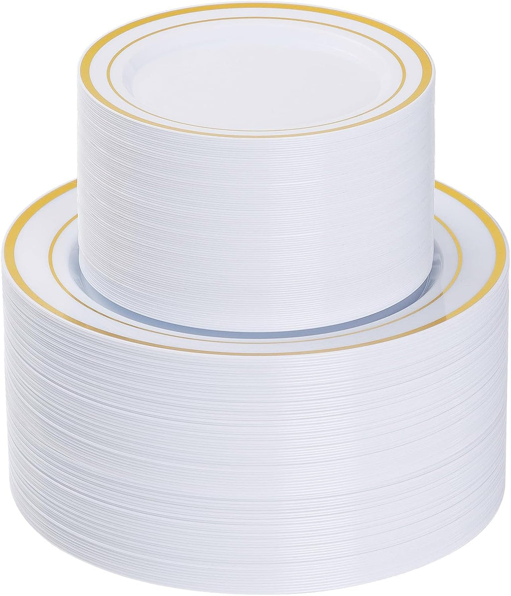 Goodluck Heavy-Duty Disposable Plastic Plates

