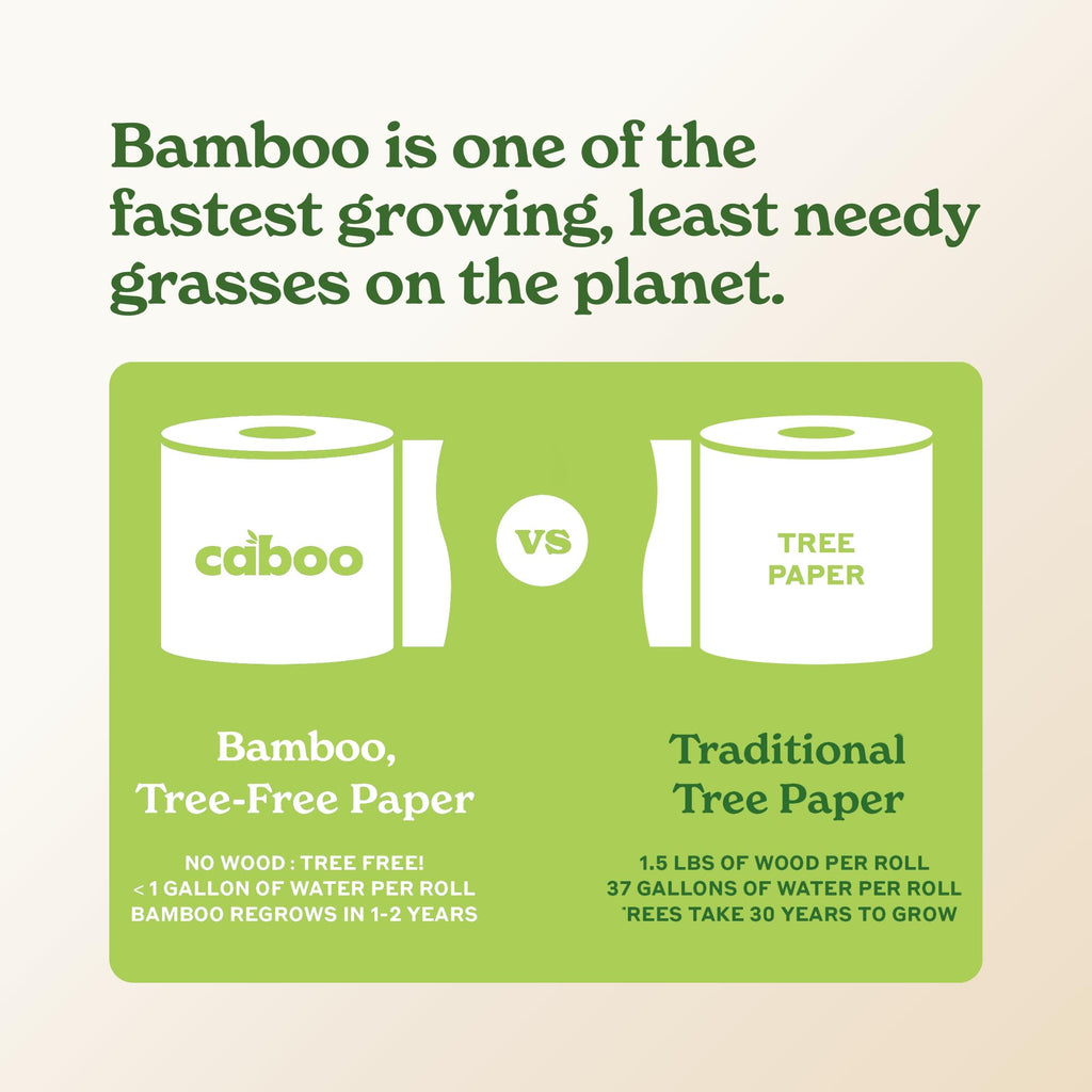 Caboo Bamboo Paper Towels - 2-Ply Eco Friendly

