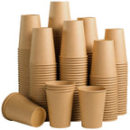 Clawsoff Disposable Paper Cups for Hot and Cold Beverages