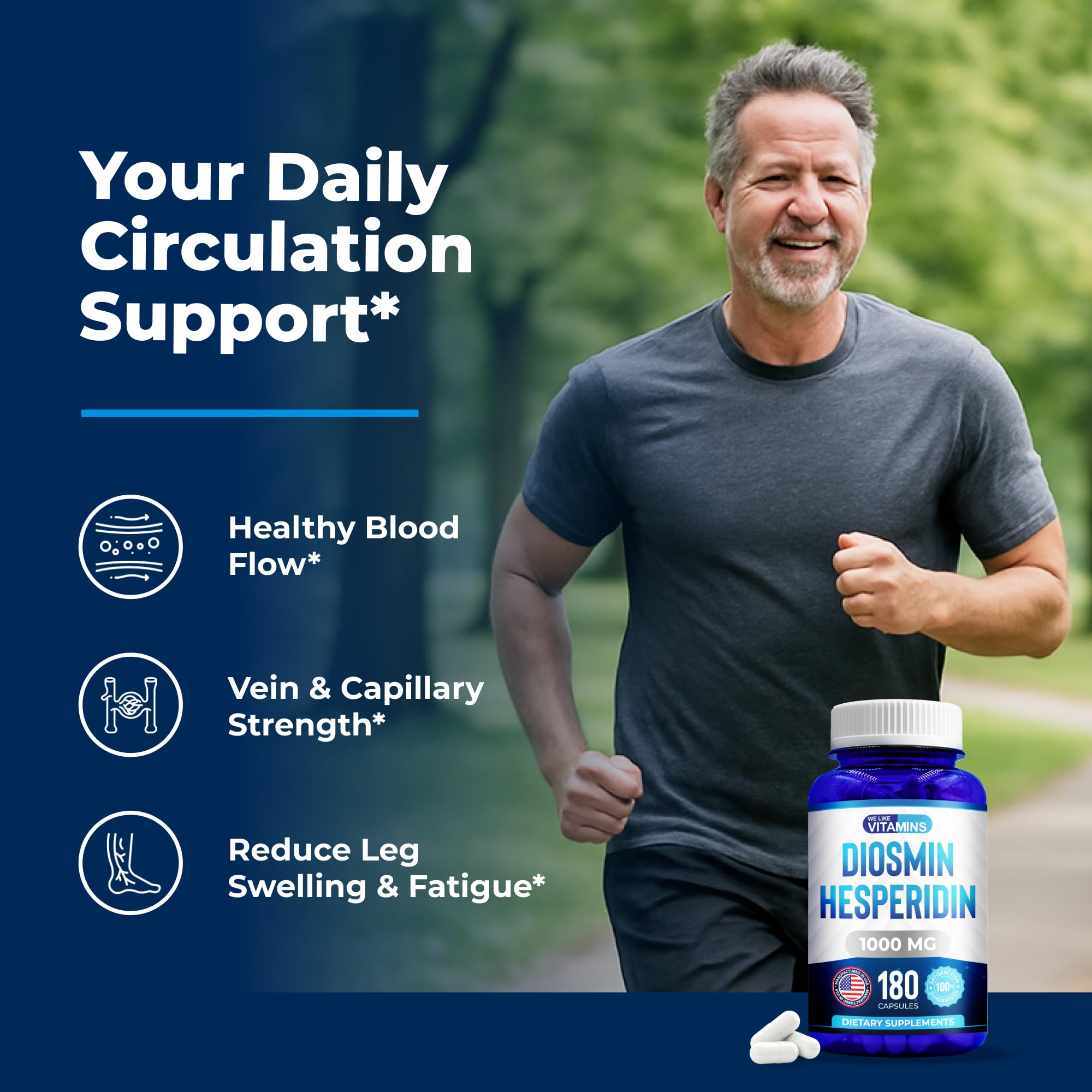 Diosmin Hesperidin Supplement - We Like Vitamins Circulation

