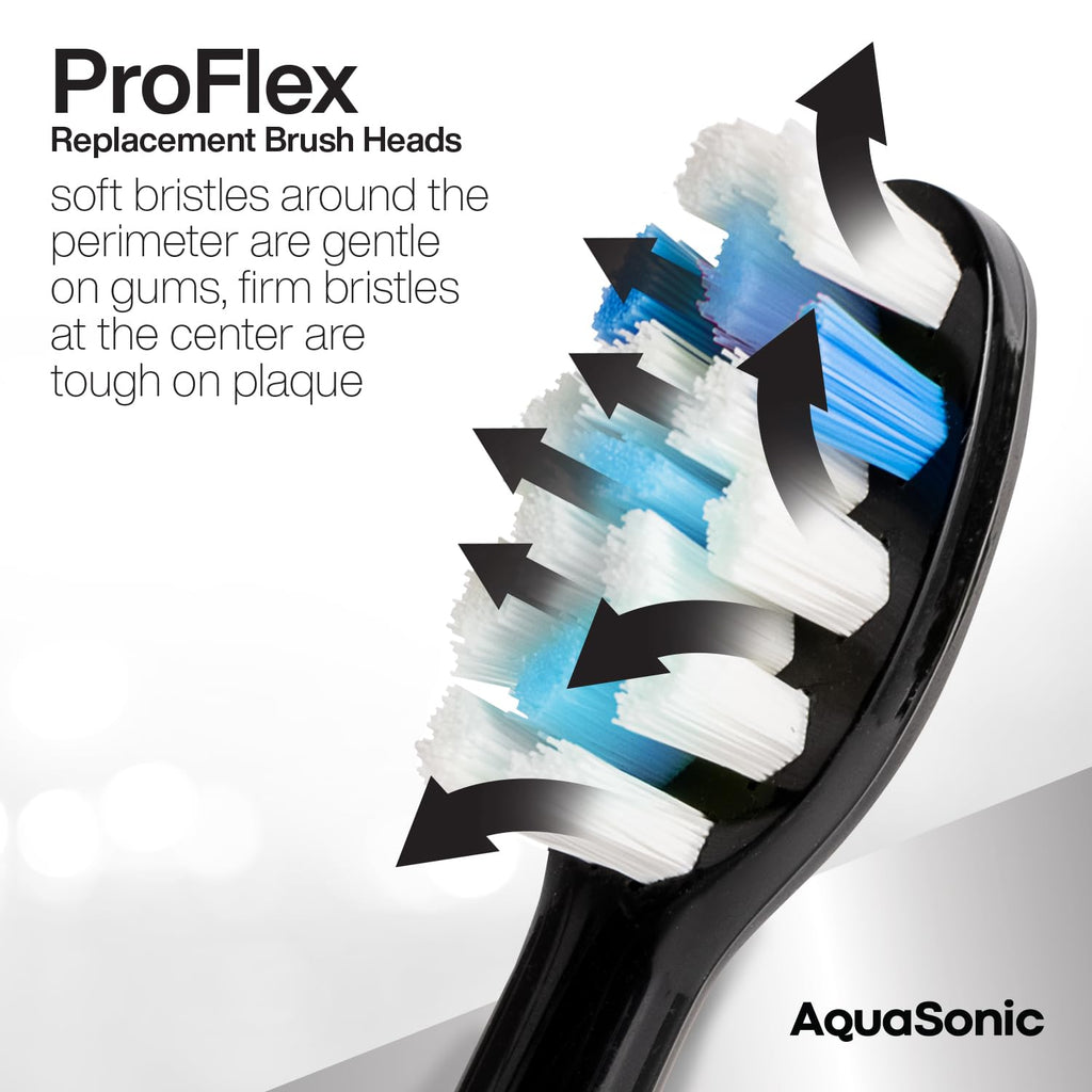 AquaSonic ProFlex Replacement Brush Heads | ADA Accepted

