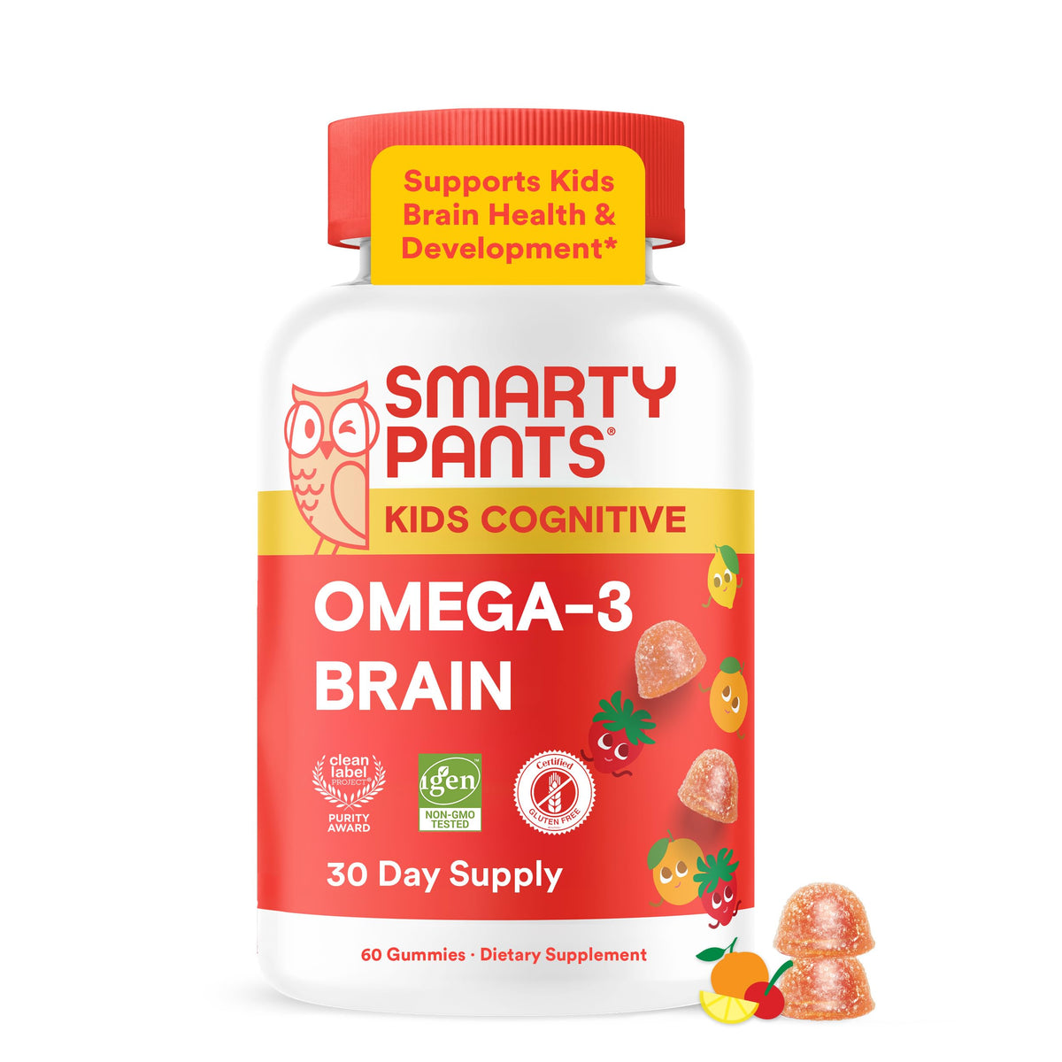 SmartyPants Kids 4-in-1 Gummy Supplement with Calcium, D3 & K2