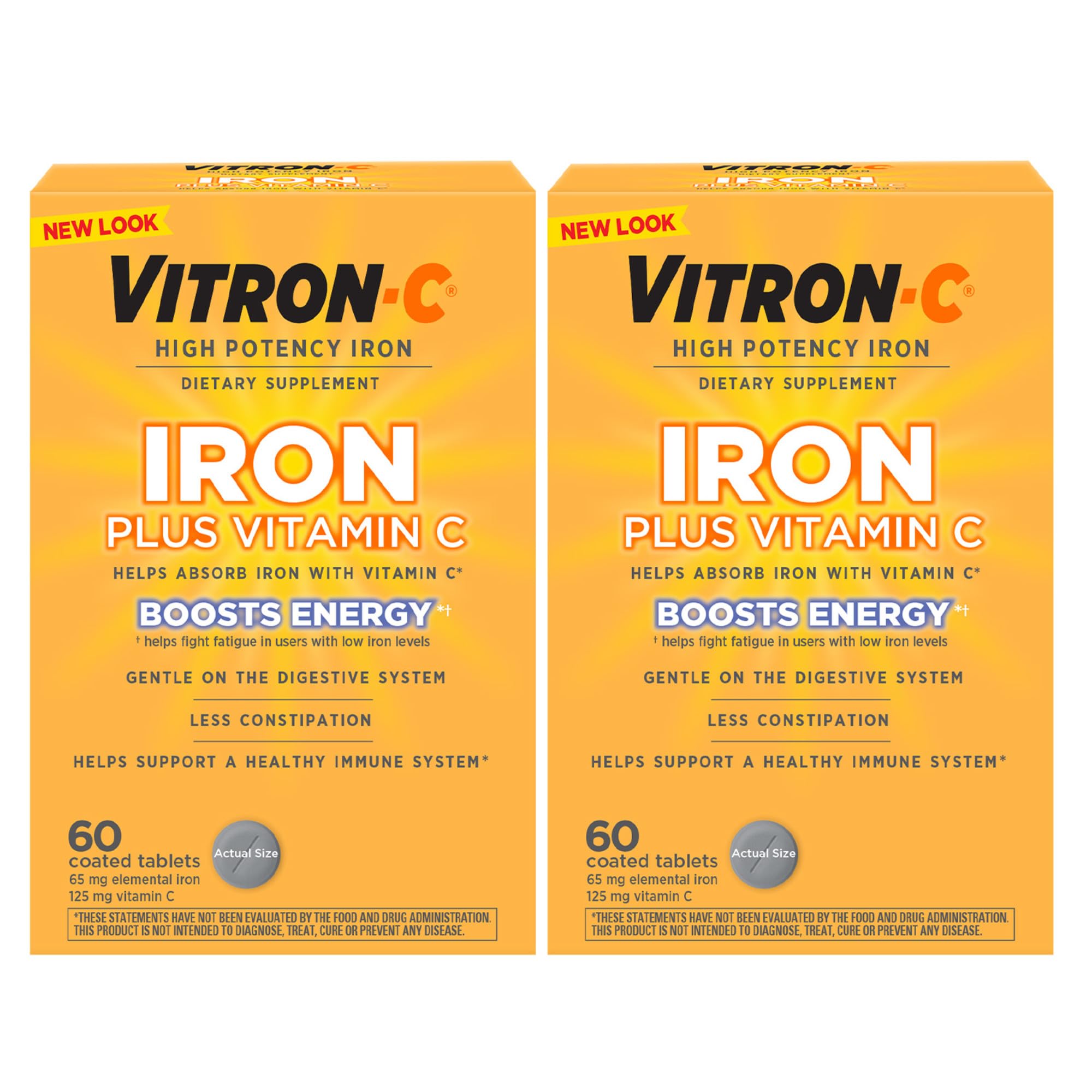 Vitron-C Iron Supplement with Vitamin C | High Potency

