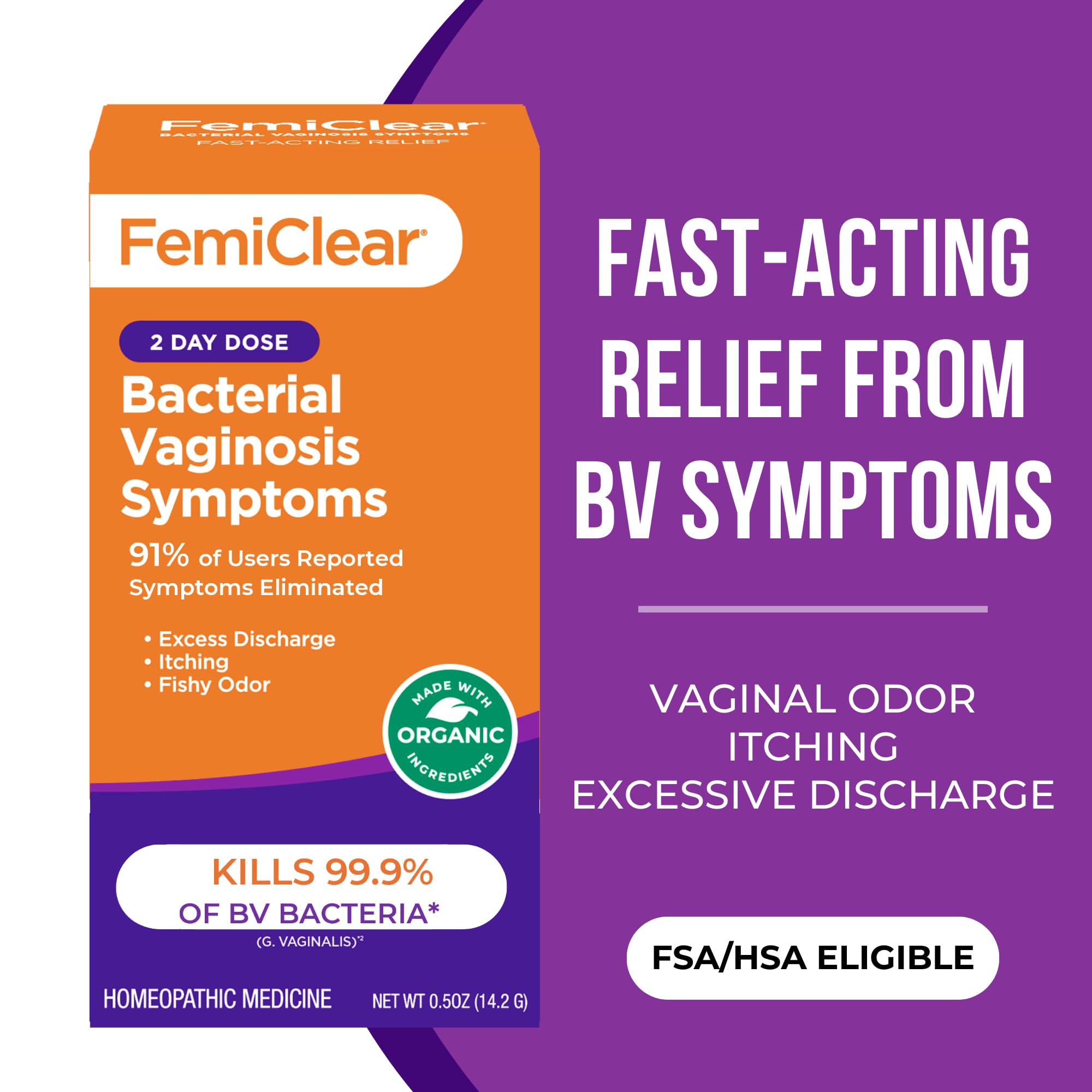 FemiClear BV Symptoms Ointment for Fast Relief

