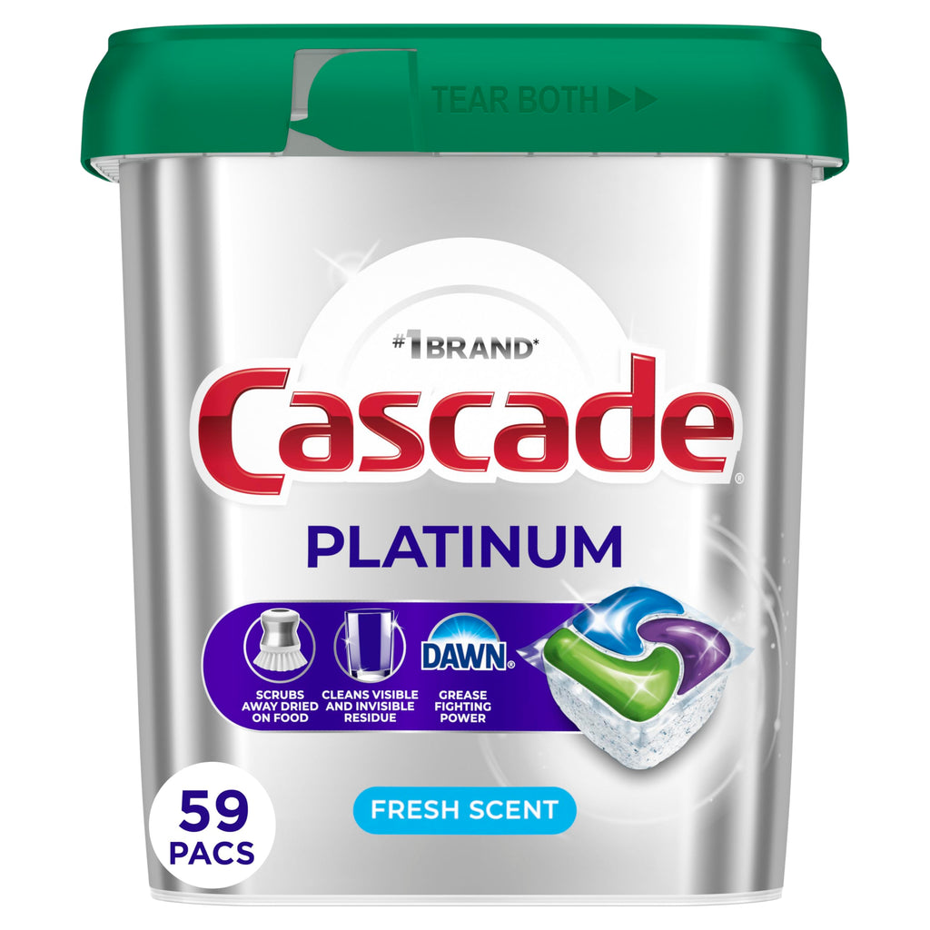 Cascade Platinum Dishwasher Pods - Fresh Scent
