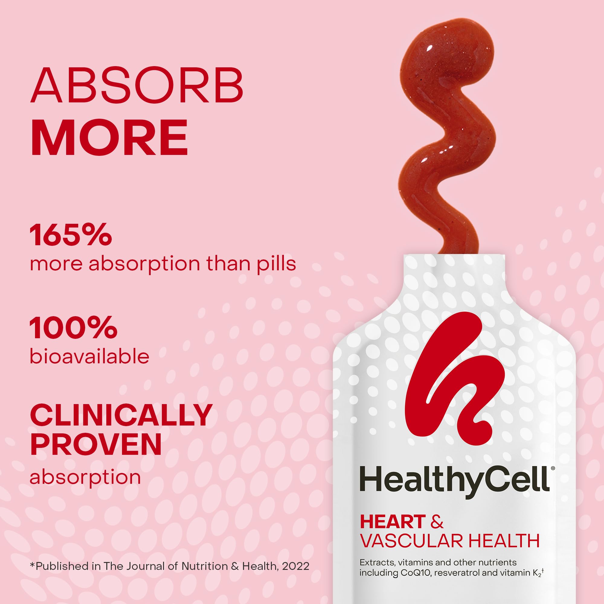 HealthyCell Heart & Vascular Health Liquid Supplement

