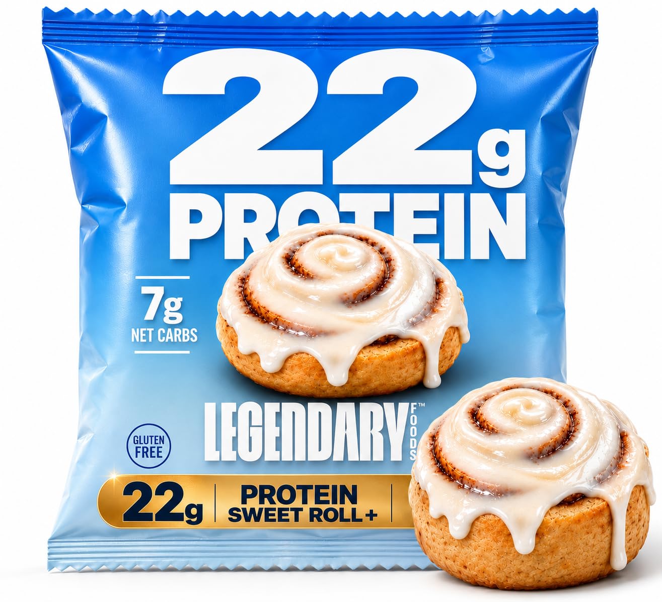 Legendary Foods 22g Protein Bars – Gluten-Free Keto Snack

