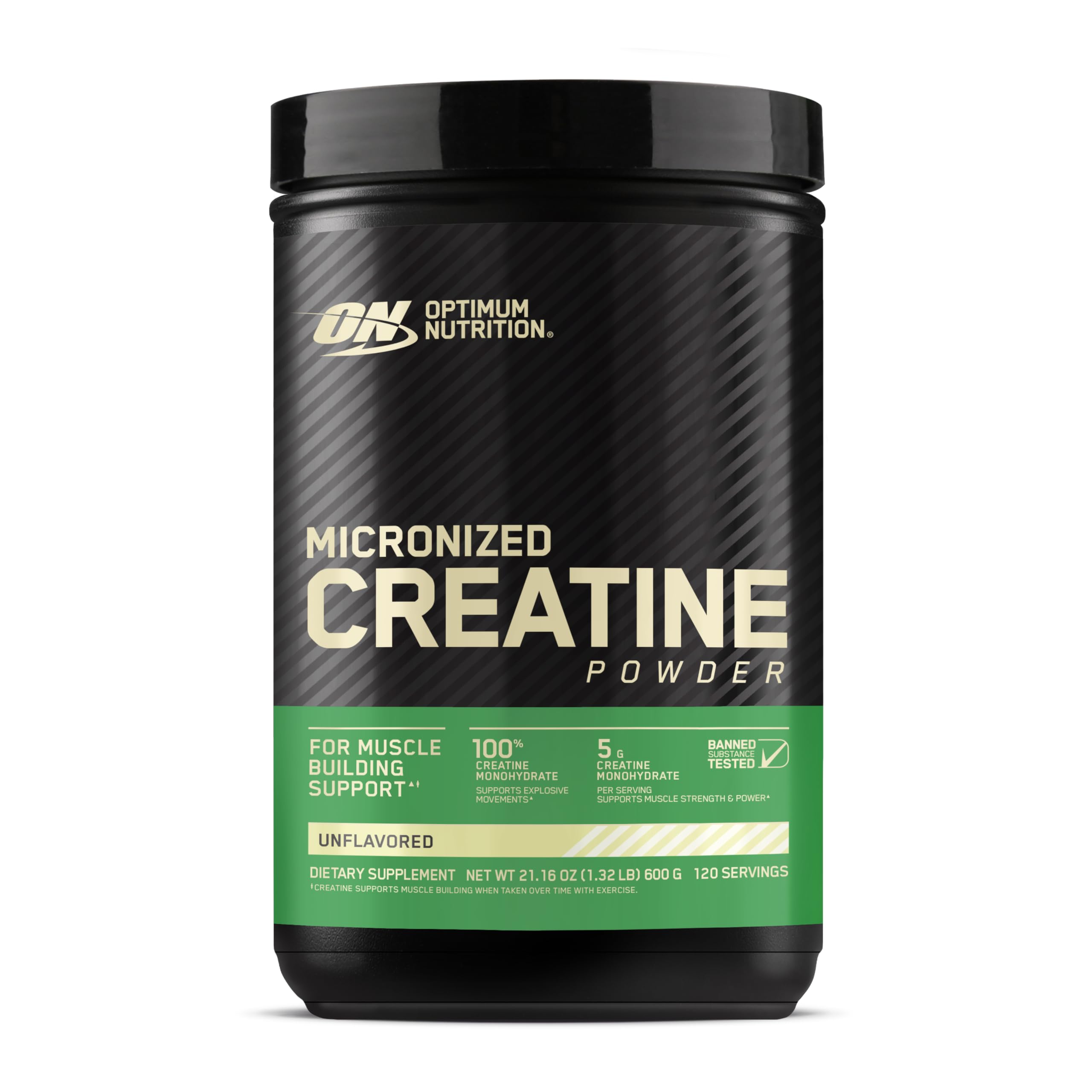 Optimum Nutrition Creatine Micronized Powder - 5 g per scoop

