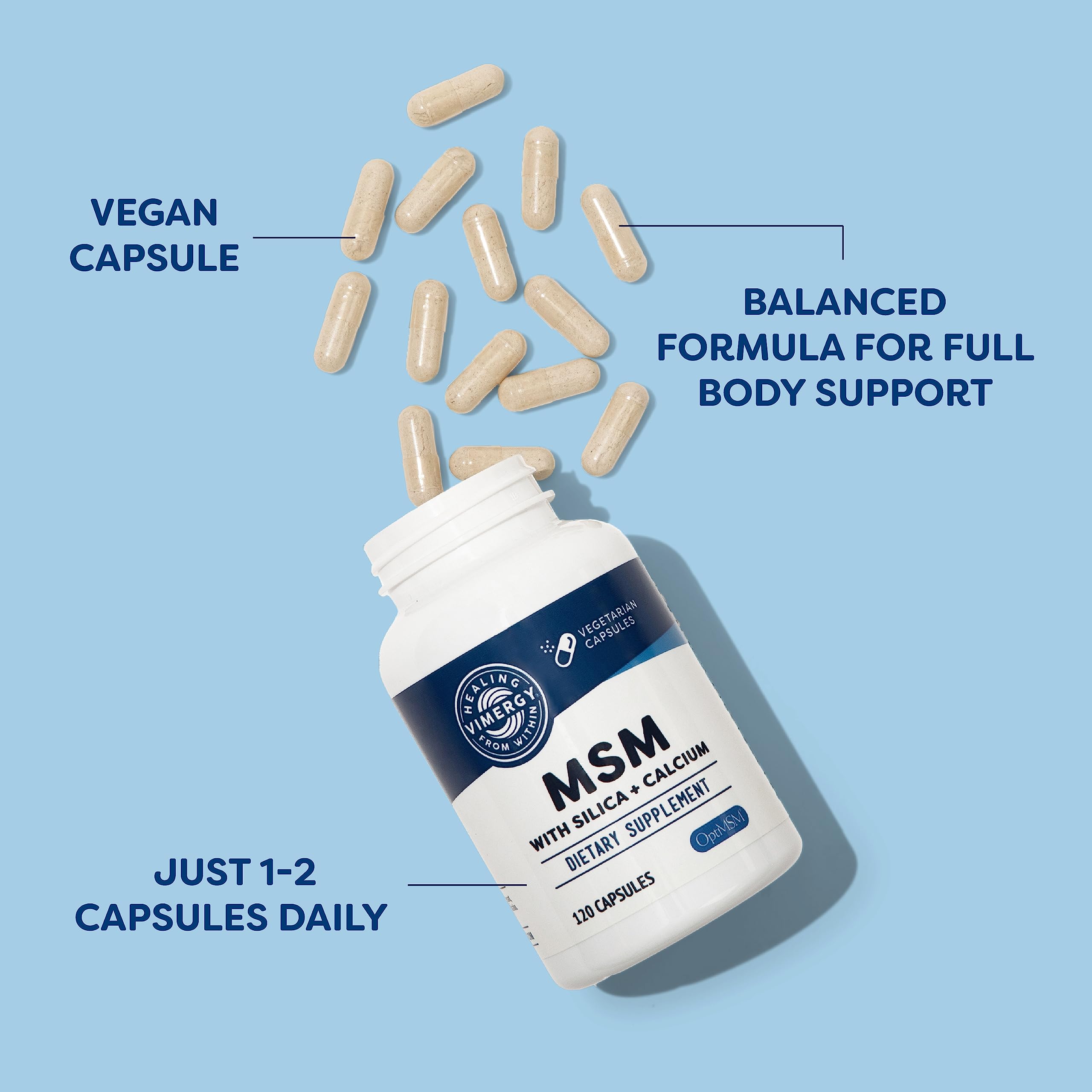 Vimergy MSM Capsules for Joint and Bone Health

