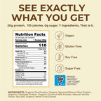 TumLove Vegan Protein Powder - Low FODMAP Certified

