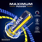Allmax AA Maximum Power Alkaline Batteries – Long-Lasting

