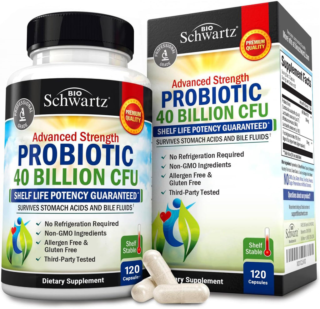 BioSchwartz Daily Probiotic Supplement - 40 Billion CFU

