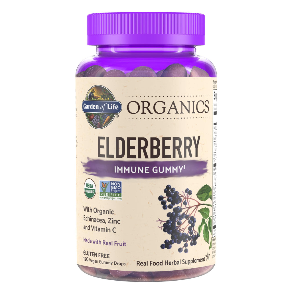 Garden of Life Organics Elderberry Gummies Immune Support

