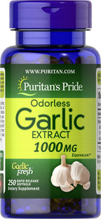 Odorless Garlic Supplement by Puritan's Pride | Heart Health

