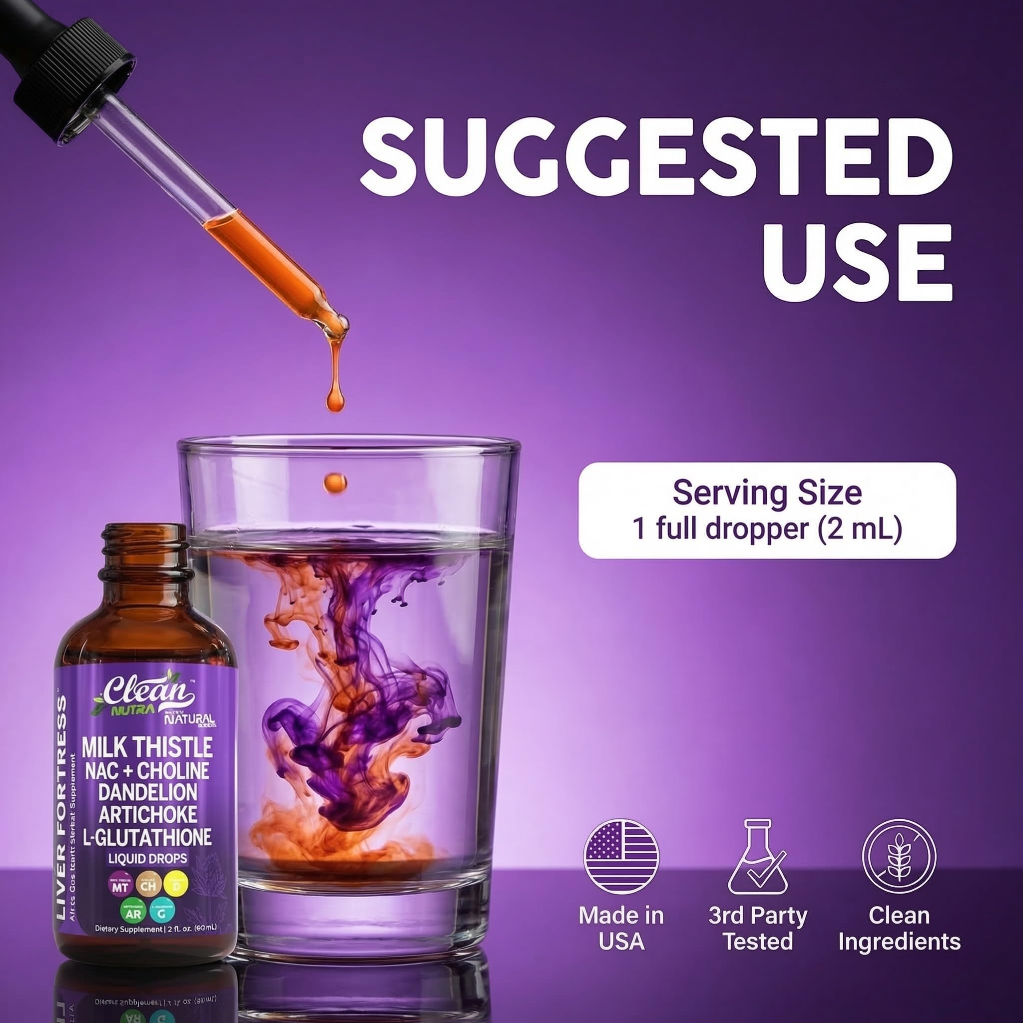 Liver Support Liquid Drops by Clean Nutraceuticals

