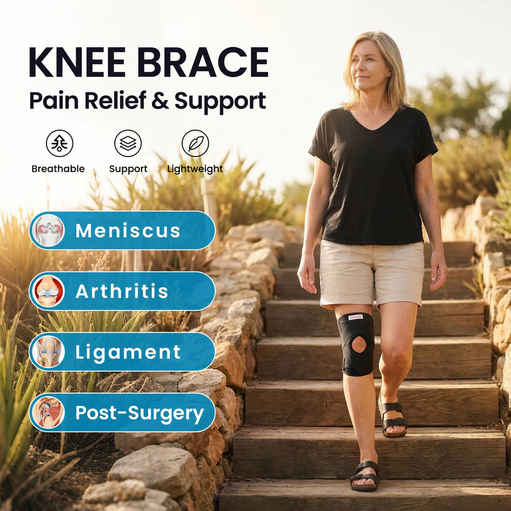 Galvaran Knee Brace with Side Stabilizers | Knee Support

