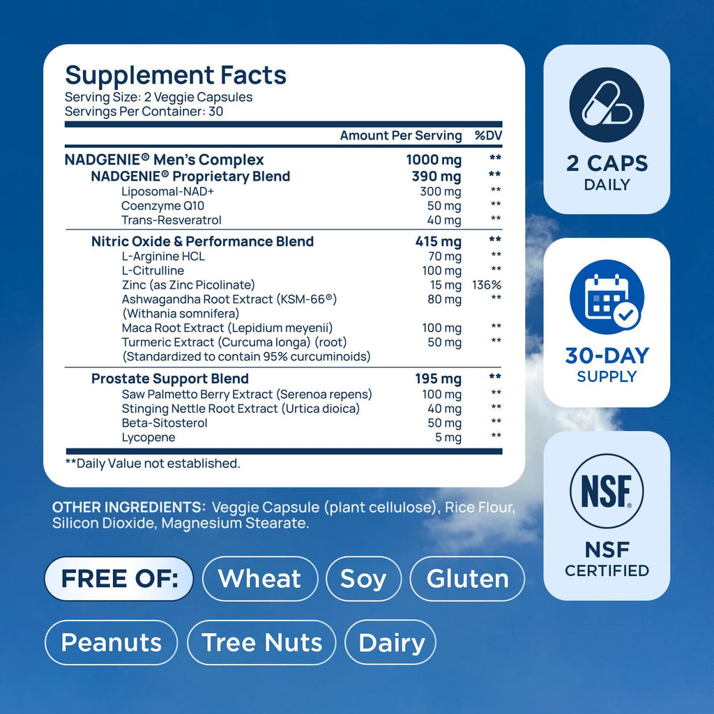 Selerb NAD+ Liposomal Supplement for Energy & Prostate Health

