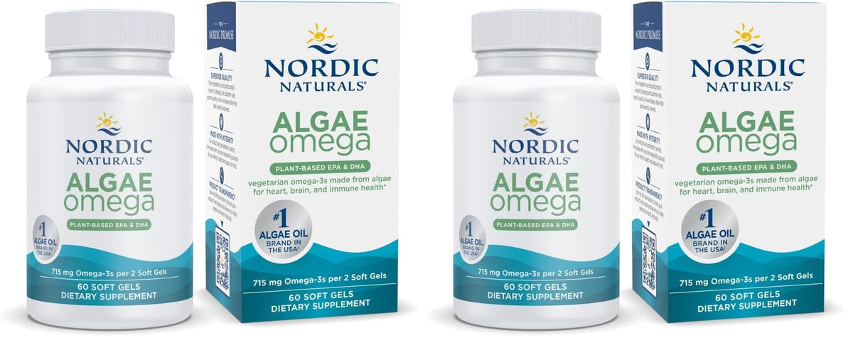 Nordic Naturals Algae Omega Vegan Omega-3 Soft Gels